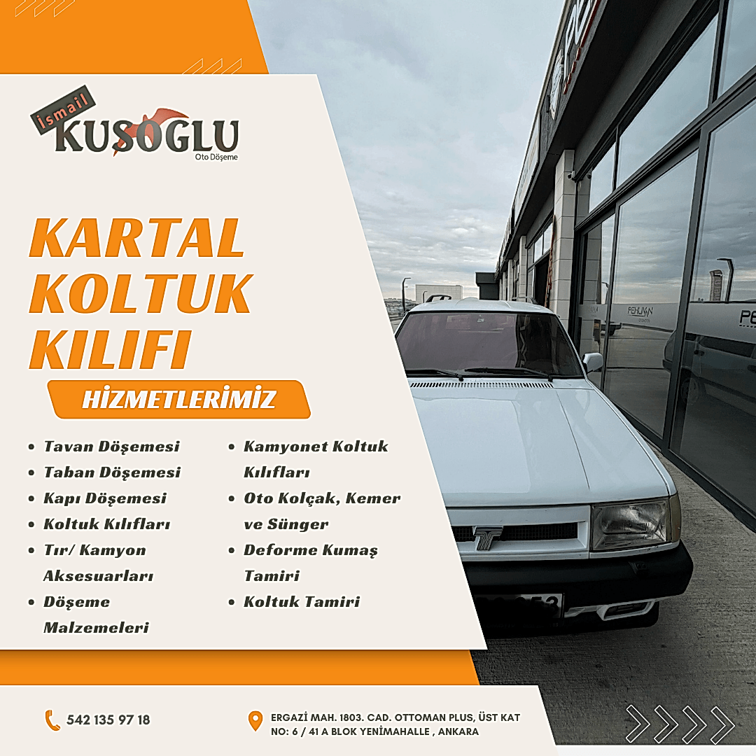 Kartal koltuk kılıfı